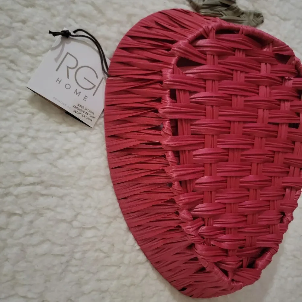 🆕️🍓Strawberry Storage Basket Summer Pool Party BBQ Red & Green